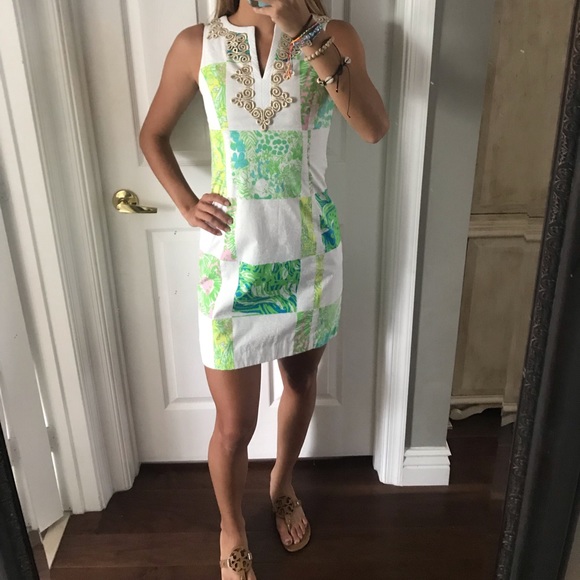 Lilly Pulitzer Dresses & Skirts - **REDUCED** Lilly Pulitzer patchwork dress